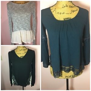 long sleeve blouse bundle